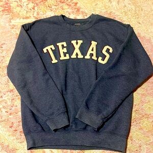 Texas dark blue crewneck